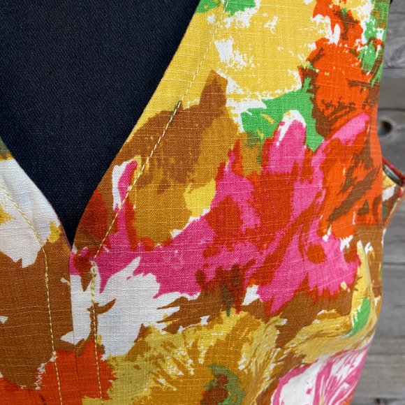 🌸🌺🌼Talbots Beautiful Sheath Flower Dress🌸🌺🌼 - Picture 4 of 6